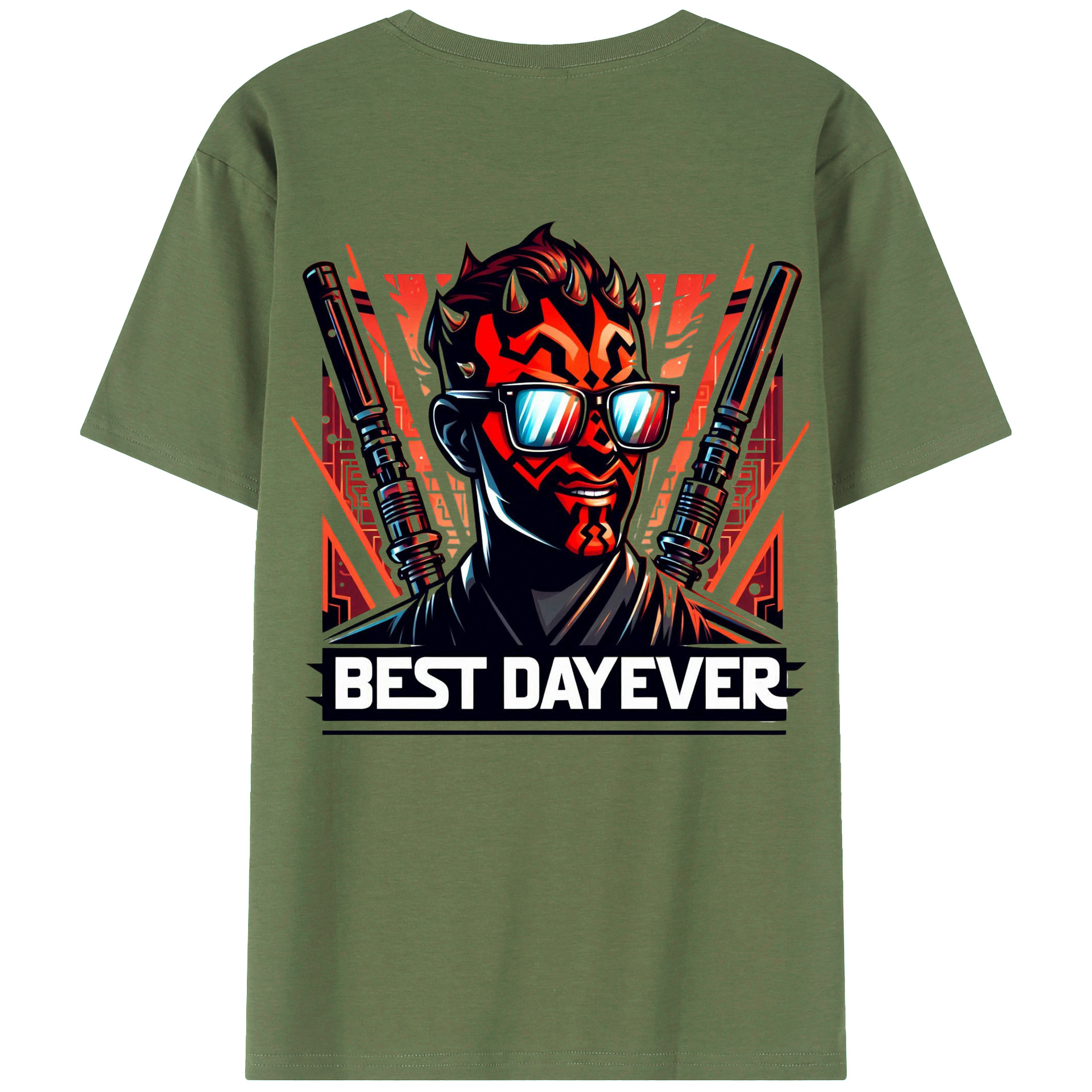 （画像用） スター・ウォーズ Star Wars 綿100％ メンズ半袖Tシャツ（バックプリント） 通気性